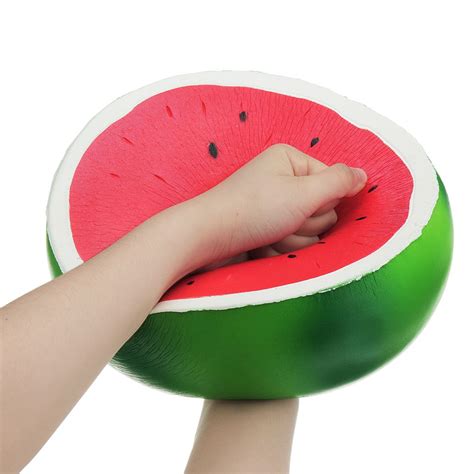 Giant Watermelon Squishy 984in 252414cm Huge Fruit Slow Rising With