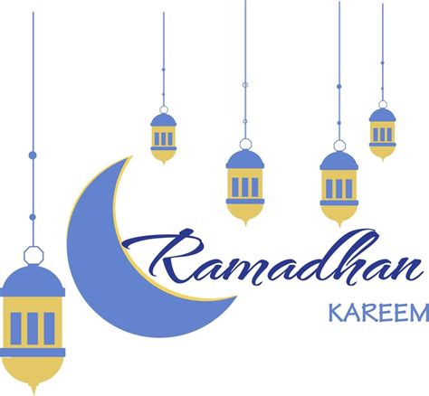 Background Ramadan Kareem Moon And Lattern 17480430 Vector Art At Vecteezy