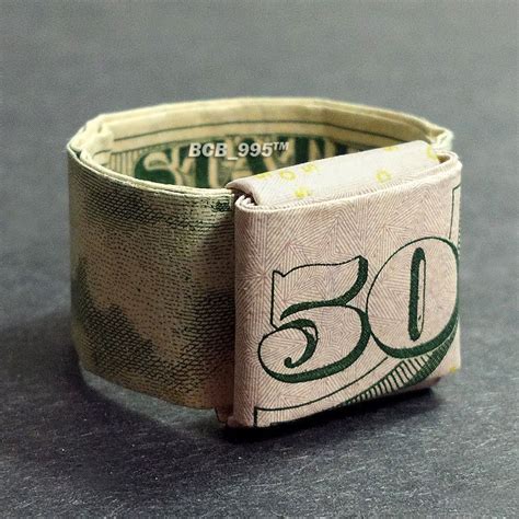 Origami Dollar Bill Ring Martineteri