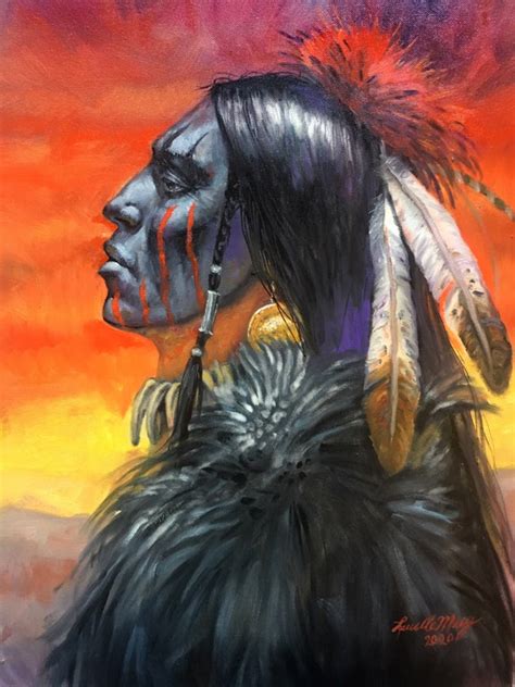 Original Oil Painting Western Art Northwest Native American Etsy
