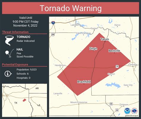 NWS Tornado On Twitter Tornado Warning Continues For Tatum TX