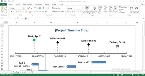Project Timeline With Milestones Within Project Timeline Excel Sexiz Pix