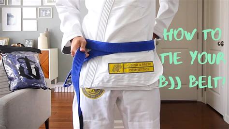 How To Tie A Bjj Belt Youtube