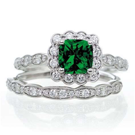 Https://favs.pics/wedding/diamond And Emerald Wedding Ring