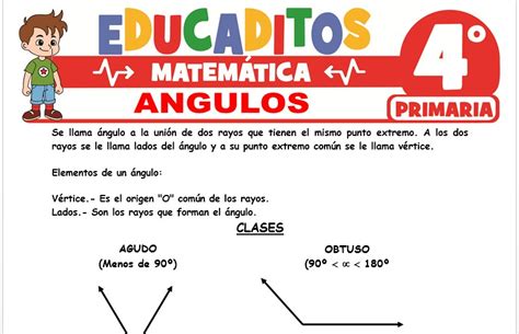 Ángulos Para Cuarto De Primaria