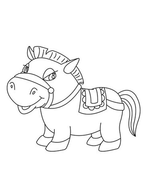 Gambar mewarnai kuda poni terbaru. Gambar Mewarnai Kuda Poni Untuk Anak PAUD dan TK