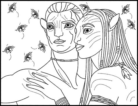 Mewarnai Gambar Film Avatar