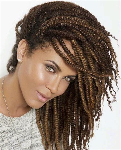 Nourish your hair and scalp with natural oils or apply hydrating balms before styling your hair sometimes protective styles for natural hair can take a little more time to complete, but we think this one is worth it. 20 Beautiful Twisted Hairstyles for Women with Natural Hair 2019