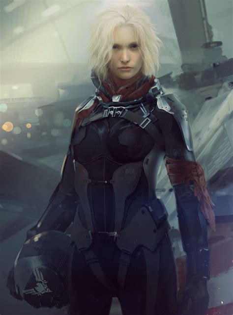 Leader Character Portraits Cyberpunk Character Science Fiction Art