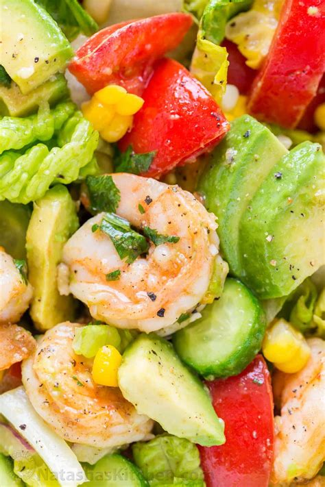 So enjoyed this, i don't usually make a salad for a main meal but this was so easy and so very tasty. Avocado Shrimp Salad Recipe with cajun shrimp and the best ...