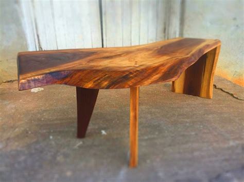 Modern coffee table with cherry base and vermont slate top by david hurwitz originals custom wood furniture view member. Hand Made Custom Live-Edge Coffee Table by Diverge Custom ...