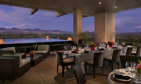Scenic And Romantic Fine Dining Restaurant In Scottsdale Orange Sky