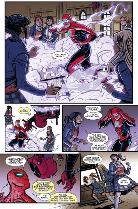Spider Man Is Deadpools Heartmate 3 Deadpool Comic Spideypool