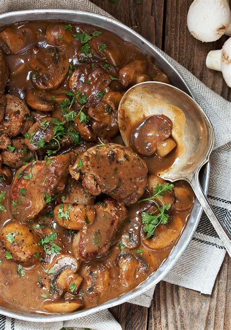 Place in shallow roasting pan. Skillet Pork Medallions in Mushroom Marsala Sauce | Easy pork tenderloin, Tenderloin recipes ...