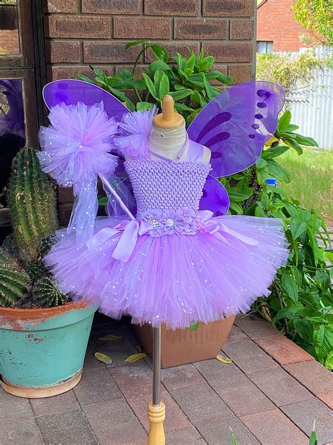 Sparkly Lavender Fairy Tutu Dress Fairy Tutu Dress With Etsy