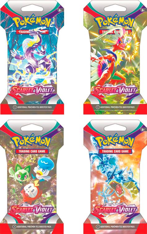 Pokémon Trading Card Game Scarlet And Violet Sleeved Boosters Styles May