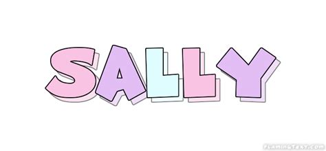 Sally Logo | Free Name Design Tool from Flaming Text