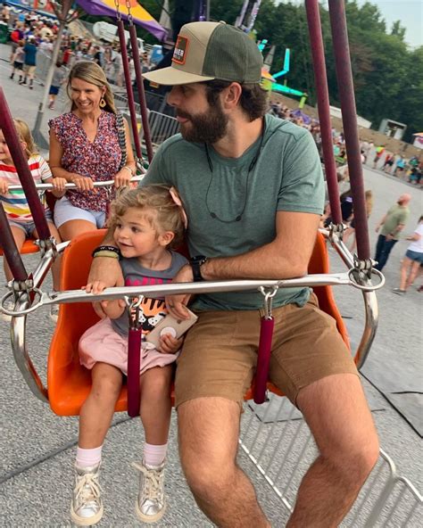 Thomas Rhett Pregnant Wife Lauren Akins Fair Date With Daughters