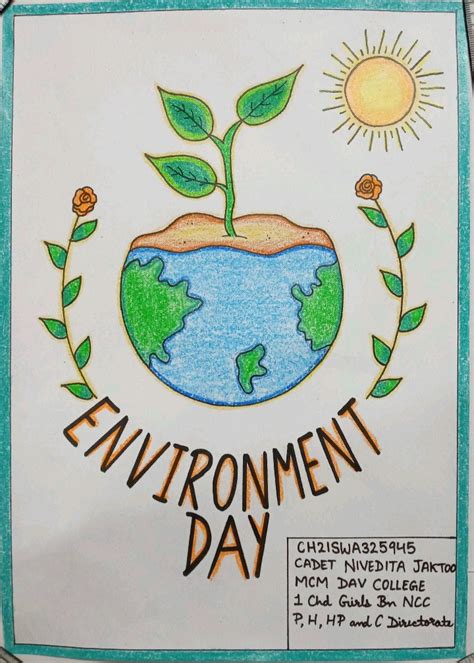 Poster On World Environment Day India Ncc