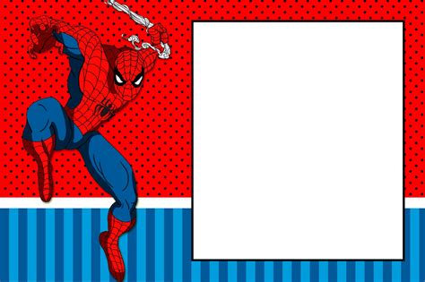 Fiesta De Spiderman Invitaciones Para Imprimir Gratis Oh My Fiesta