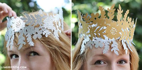 Starting with the thick gauge wire, shape a. DIY Fairy Paper Crown - Lia Griffith
