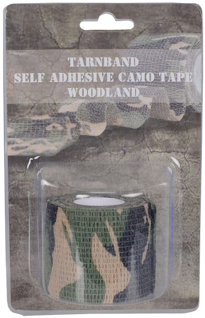 Камуфляжна стрічка для маскування зброї Mil Tec Self Adhesive Camo Tape 5 см х 45 м Камуфляж