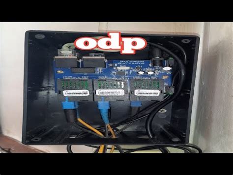 Pasang Odp Media Converter Htb Fiber Optic Htb Youtube