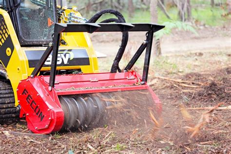 Standard Flow Skid Steer Mulcher Fecon Forestry Attachments