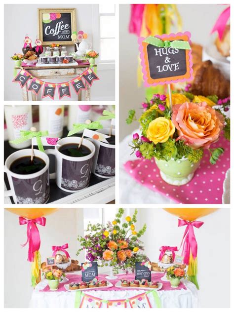 kara s party ideas coffee with mom themed mother s day party