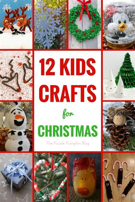 12 Kids Crafts For Christmas Christmas Crafts Winter Crafts For Kids