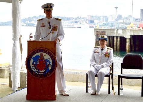 Dvids Images Coast Guard Cutter Healy Holds Change Of Command
