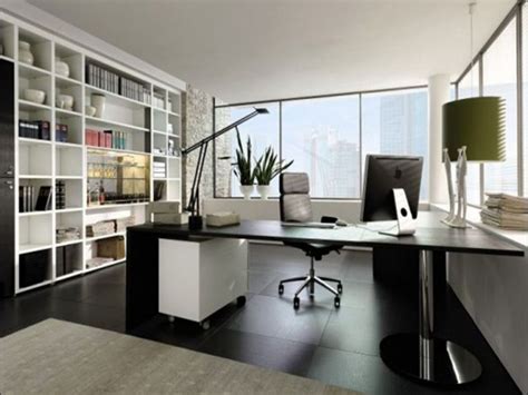 20 Best Modern Office Design Ideas For Comfortable Work, #Comfortable #Desi… | Contemporary home ...