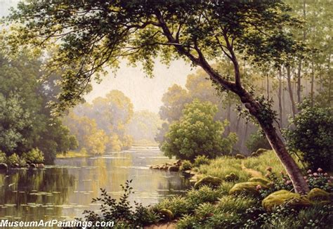 Famous Landscape Paintings 002 By Rene Charles Edmond His