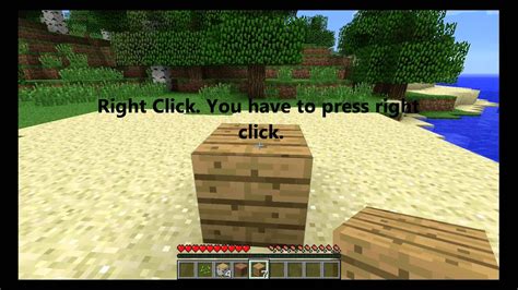 How To Place A Block On Minecraft Youtube
