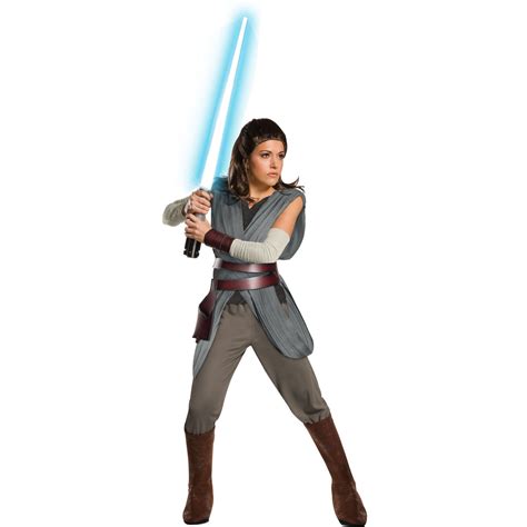 Star Wars Episode Viii The Last Jedi Super Deluxe Women S Rey Costume