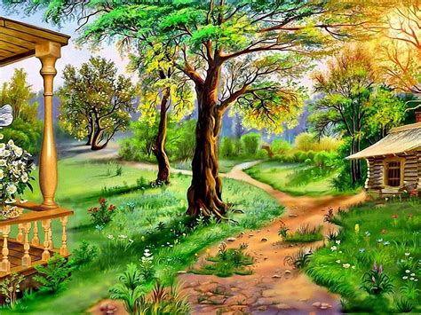 Beautiful Landscape Nature Art 09654