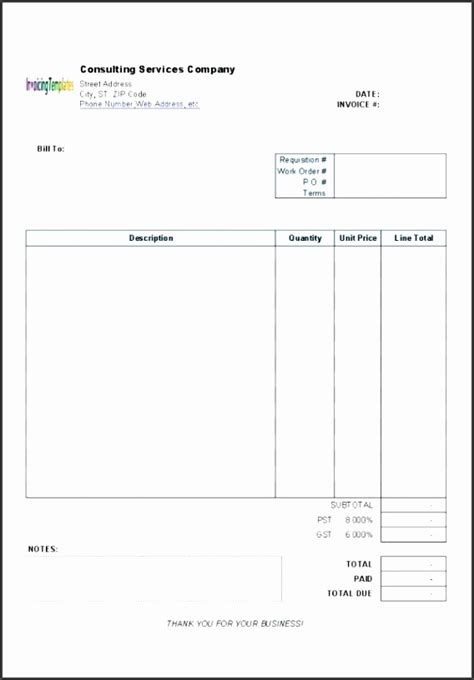 Free Invoice Template Word Mac Creative Design Templates