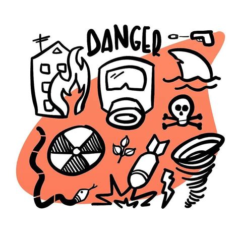 Danger Drawing | Free download on ClipArtMag