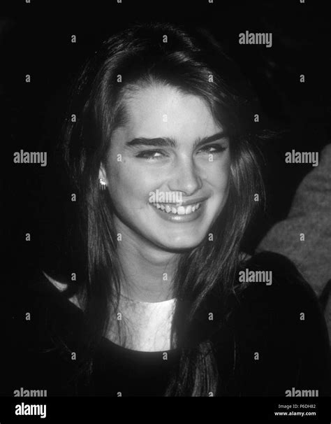 Celeb Brooke Shields Black And White Stock Photos And Images Alamy