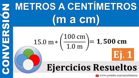 First of all just type the centimeter (cm) value in the text field of the conversion form to start converting cm to m, then select the decimals value and finally hit convert. Metros a Centímetros (m a cm) - PARTE 1 - YouTube en 2020 ...