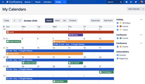 Team Calendars Quick Tour Confluence Data Center 719 Atlassian
