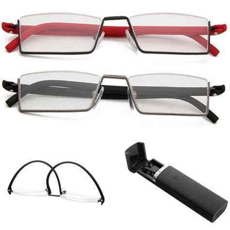 1pc Unisex Light Reading Glasses 10 To 40 Redblack Tr90 Eyes Care H