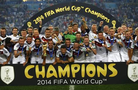 2014 Fifa World Cup Finals Winners And Runners Up Info List World Cup