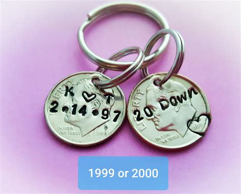 20 years of marriage is no mean feat. 20 Year Keychain, 20th Anniversary Gift for Him, Twentieth ...