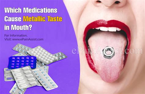 Which Medications Cause Metallic Taste In Mouth