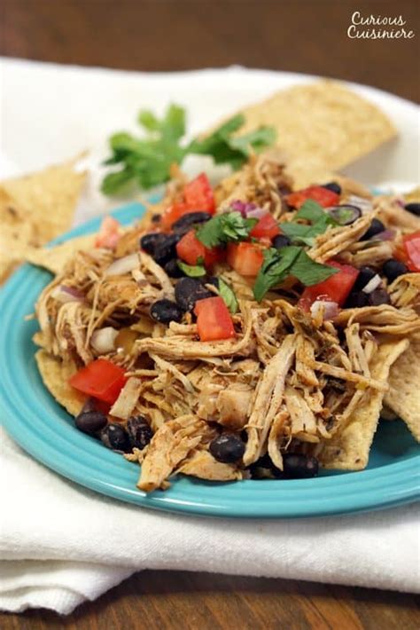 Shred chicken with forks and put back in crock pot. Crock Pot Southwest Pulled Chicken • Curious Cuisiniere