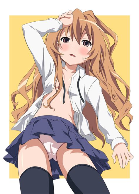 Rutarou Aisaka Taiga Toradora Bad Id Bad Pixiv Id 00s 1girl Blush Brown Eyes Brown