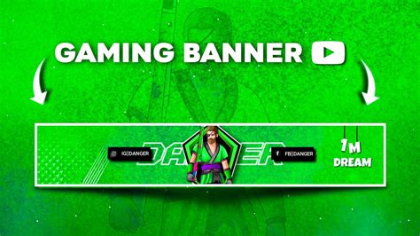 How To Make Professional Banner For Gaming Channel Make Gaming