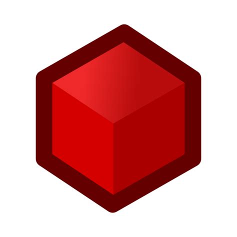 Icon Cube Red Openclipart