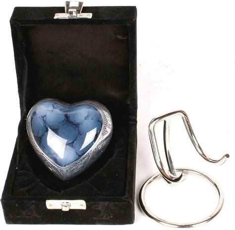 Small Keepsake Heart Cremation Urn For Ashes With New Improved Lid